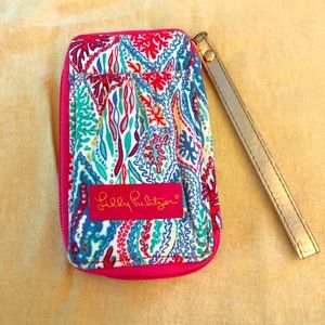 Lilly Pulitzer phone case/wallet wristlet